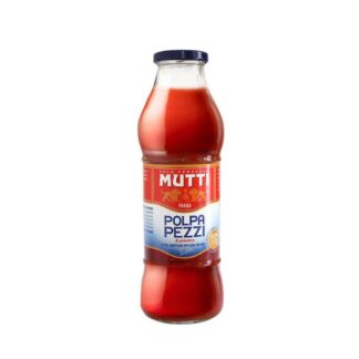 עגבניות חתוכות 690 POLPAPEZZI גר (כחול) MUTTI